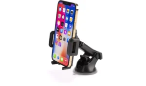 Mobilholder med arm og sugekop